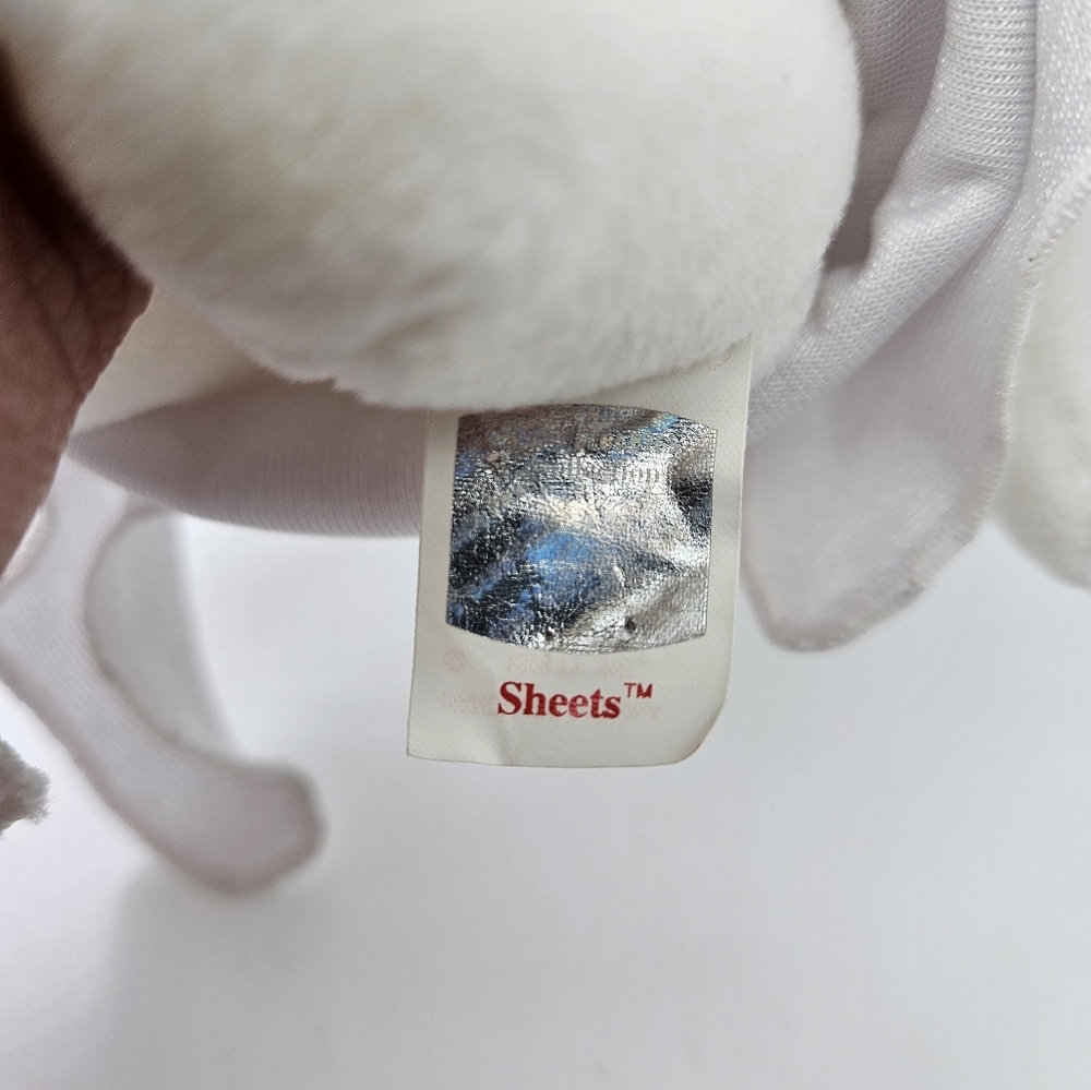 Ty Original Beanie Baby 👻Sheets The Ghost👻 Halloween Plush Ghost Toy 1999 7" - Picture 3 of 4